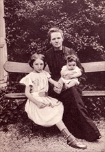 Photographic portrait of Marie Curie