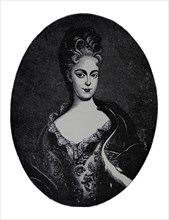 Engraved portrait of Princess Charlotte of Wales
