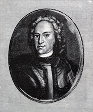 Engraved portrait of Alexei Petrovich, Tsarevich of Russia
