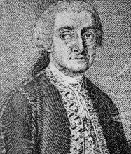 Engraved portrait of Pedro Pablo Abarca de Bolea, 10th Count of Aranda