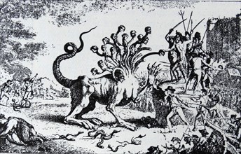 Spanish satire against the hydra of the aristocracy