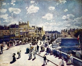 Painting titled 'Pont Neuf' by Pierre-Auguste Renoir