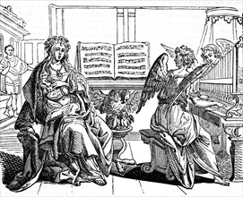Saint Cecilia, the patroness of musicians