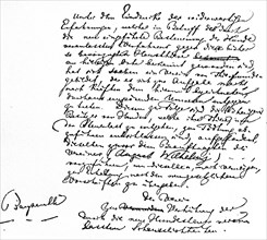 A letter to King Ludwig II of Bavaria