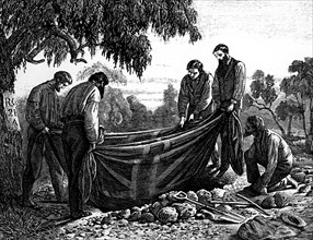 The burial of William John Wills