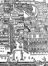 A view of 16th Century Venice