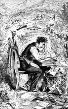 Illustration of Mark Twain