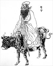 Illustration depicting Laozi