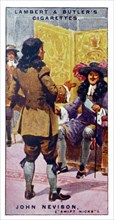 Lambert & Butler, Pirates & Highwaymen, cigarette card showing: John Nevison