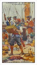 Lambert & Butler, Pirates & Highwaymen, cigarette card showing: Henry Avery, also Evory or Every,