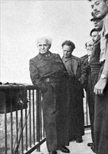 Israeli Prime Minister, David Ben Gurion with senior military and government leaders
