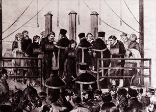 Execution of the assassins of Tsar Alexander II