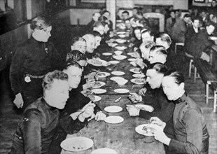 Meeting of Blackshirt, uniformed members of the BUF, London 1936