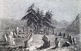 The Castlerigg stone circle near Keswick in Cumbria