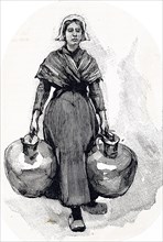 A Dutch milkmaid