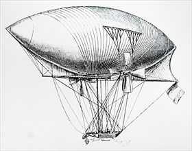 Prosper Meller's design for a navigable airship