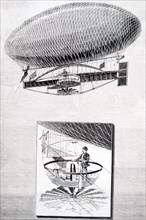 An airship designed by Peter C