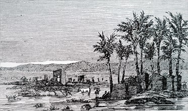 The Nilometer on the island of Rhoda near Cairo