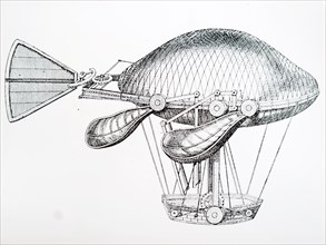 Ferdinand Lagleize's navigable balloon
