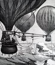Henry Tracey Coxwell's design for balloons to be used for Arctic exploration