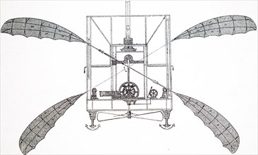 A design for a German flying machine