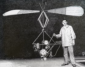 Victor Goddard's designed for a petrol engine helicopter