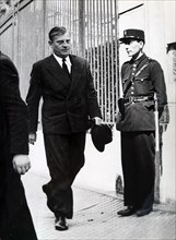 Photograph of Heinrich Otto Abetz, the German ambassador to Vichy France, after the Germans occupy Northern France 1940