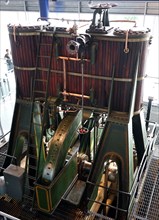 James Watt Steam engine produced in Birmingham England for Sewage pumping 1884