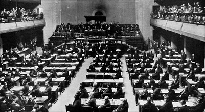 Photograph taken during the Second Assembly of League of Nations at Geneva