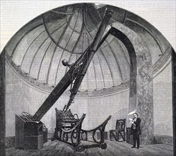 The interior of George Bishop's Observatory