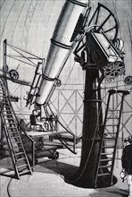 Robert Stirling Newall's25 - inch refractor on a 'German' equatorial mounting