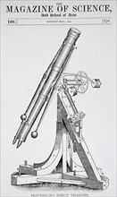 A refracting telescope built by Joseph von Fraunhofer