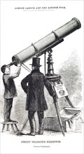 A street telescope in London