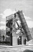 The telescope of an observatory in Paris