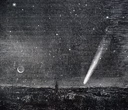 The Great Comet of1882 seen from Buenos Aires, South America