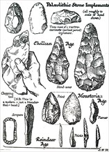 Palaeolithic stone implements