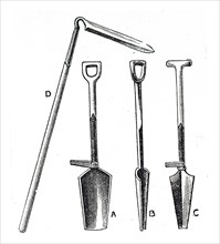 Various draining implements