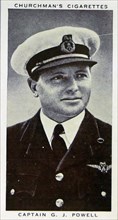 Churchman Kings of Speed Series cigarette card depicting Captain G