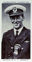 Churchman Kings of Speed Series cigarette card depicting Air Vice Marshal Don Bennett