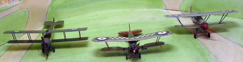 Collection of model Royal Air Force planes