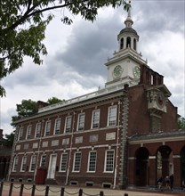 View of the Independence Hall in Philadelphia