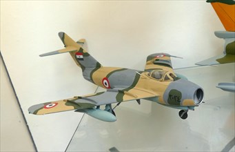 Model of a MiG 17