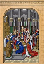 Minatare depicting King Charles V of France