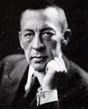 Photographic portrait of Sergei Rachmaninoff