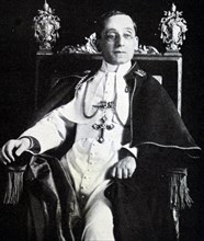 Photographic portrait of Pope Benedict XV