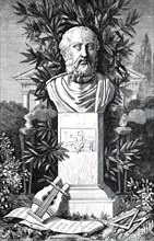 A bust of Plato, a philosopher in Classical Greece and the founder of the Academy in Athens, the first institution of higher learning in the Western world