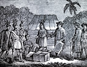 William Penn treating with Indians