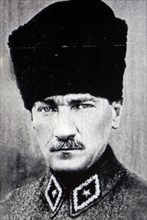 Photographic portrait of Mustafa Kemal Atatürk