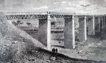 The Moorabool viaduct on the Melbourne and Ballarat Railway Line