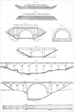 Various styles of viaducts